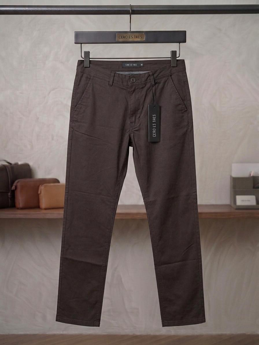 3313CH - PANTALON BORG CLASSIC CHOCOLATE